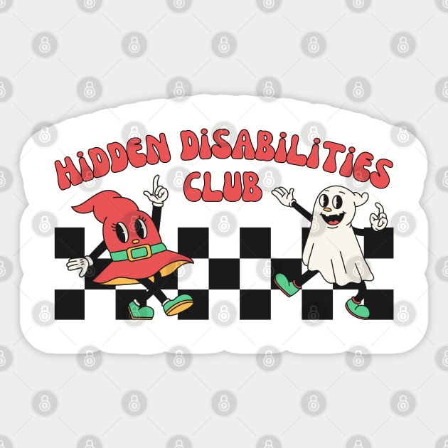 Hidden Disabilities Club | Disability Awareness Sticker by WaBastian